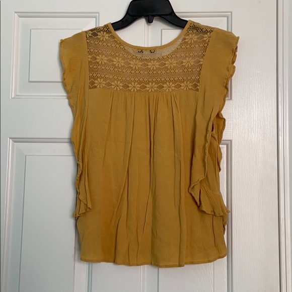 Yellow American Eagle top - Picture 4 of 4